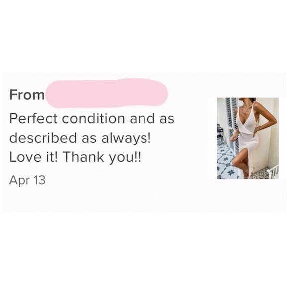 White Knitted Beach Coverup V-Neck - Picture 10 of 11